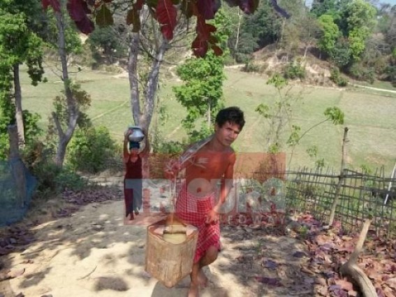 Heat wave sweeps South Tripura: South Tripura reels under severe drinking water crisis Heat wave sweeps South Tripura: South Tripura reels under severe drinking water crisis
